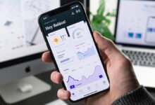 واجهة تطبيق إدارة المصاريف